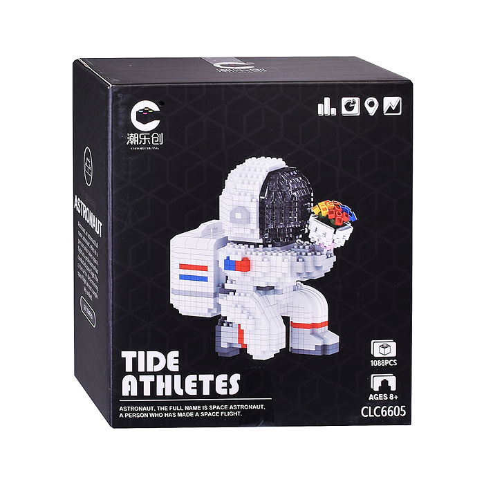 Конструктор 6605 "Космонавт с букетом" (1088 дет.) в коробке Конструктор 6605 "Космонавт с букетом" (1088 дет.) в коробке