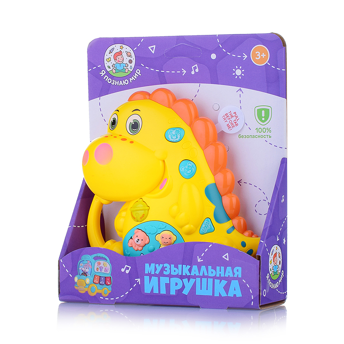 Фото к товару Музыкальная игрушка Y0065-2 "Дракончик" в коробке Музыкальная игрушка Y0065-2 "Дракончик" в коробке