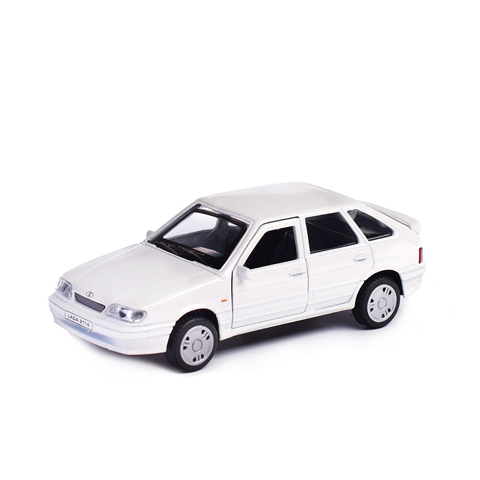 Фото к товару Машина металл LADA -2114 "Samara" 12 см, (двер, баг, белый) инерц., в коробке Машина металл LADA -2114 "Samara" 12 см, (двер, баг, белый) инерц., в коробке