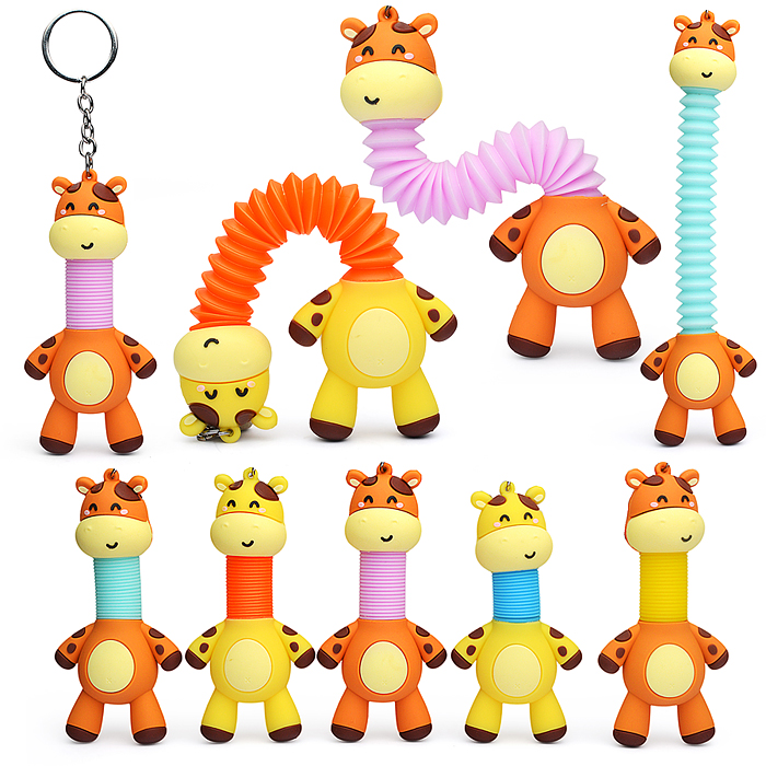 Игрушка - антистресс-брелок 00-5655 "Жираф" 9см.