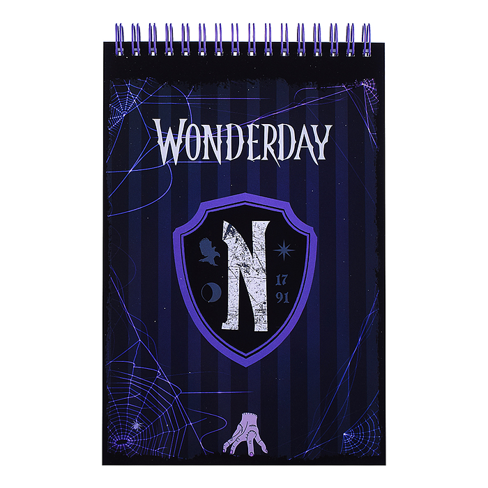 Творческий блокнот cо стикерами и переводными татуировками A5. Wonderday.