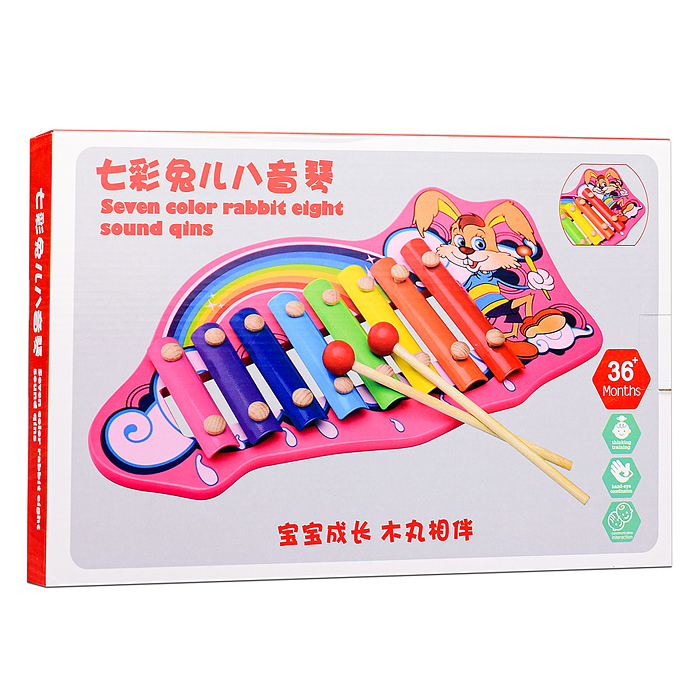 Фото к товару Металлофон D1982 "Зайчик" Металлофон D1982 "Зайчик"