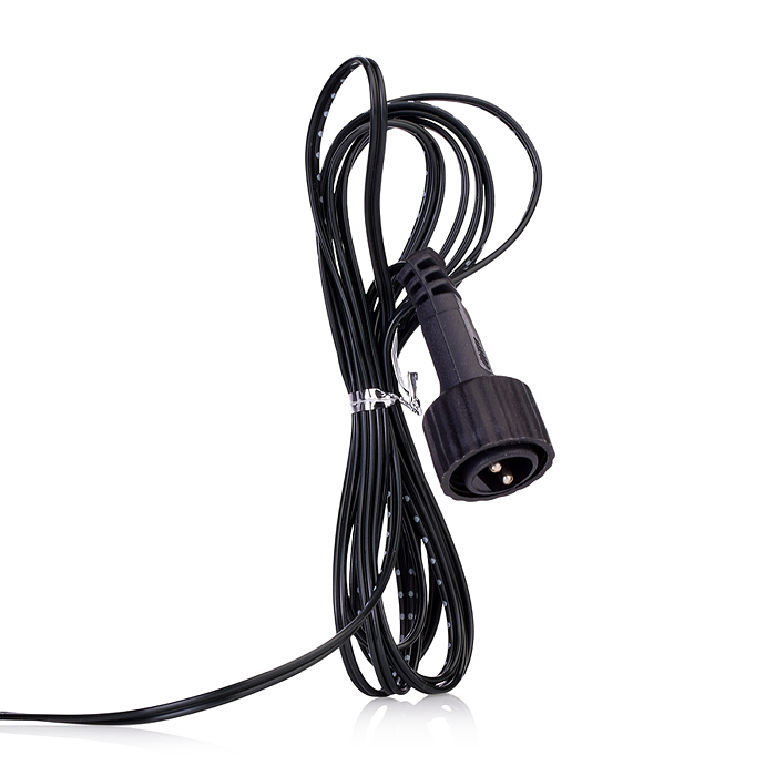 Фото к товару Электрогирлянда Роса 50м, 500 ламп, зеленый провод, цветая, пульт Электрогирлянда Роса 50м, 500 ламп, зеленый провод, цветая, пульт