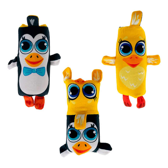 Скользун Вывернушка плюшевый 14х9,5 см, 8 видов асс., 8 шт в д/б