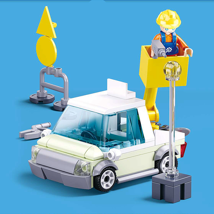 Фото к товару Конструктор 38-B1260B "Мегаполис" (99 дет.) Конструктор 38-B1260B "Мегаполис" (99 дет.)