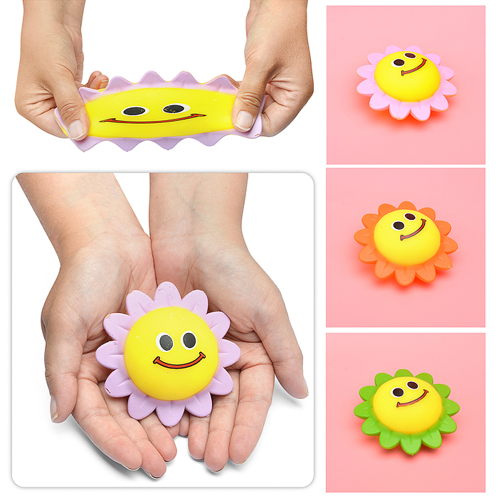 Игрушка -антистресс 00-6741 "Цветочек-смайлик"