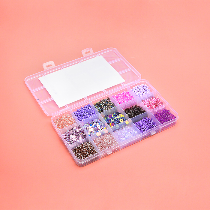 Фото к товару Набор создание украшений UT0207-3 "Нежный стиль" 15 цв., в коробке Набор создание украшений UT0207-3 "Нежный стиль" 15 цв., в коробке