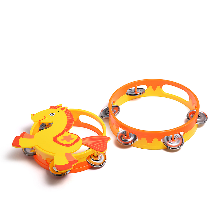 Фото к товару Бубен UT0202 "Музыкальные лошадки" в пакете Бубен UT0202 "Музыкальные лошадки" в пакете