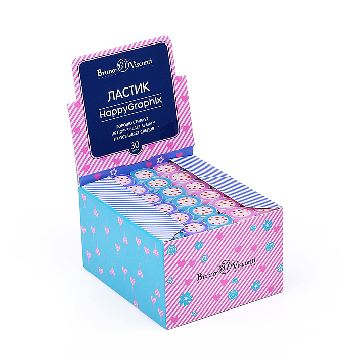 Фото к товару Ластик "HappyGraphix. Candy", 4 цвета Ластик "HappyGraphix. Candy", 4 цвета