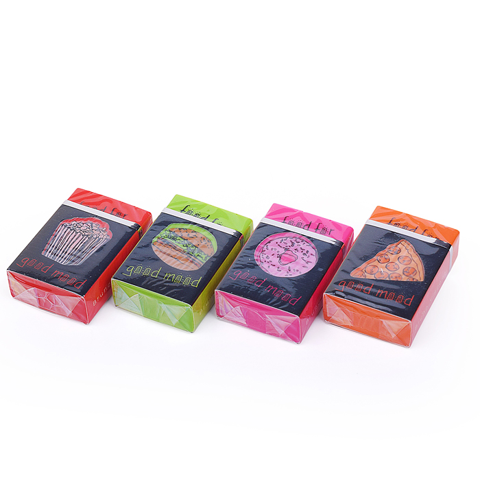 Фото к товару Ластик "HappyGraphix. Fastfood", 4 цвета Ластик "HappyGraphix. Fastfood", 4 цвета