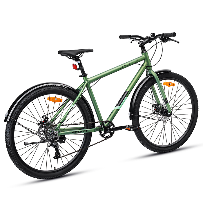 Фото к товару Велосипед 27,5" Rocket Ranon 27,5, цвет зеленый, размер 18" Велосипед 27,5" Rocket Ranon 27,5, цвет зеленый, размер 18"