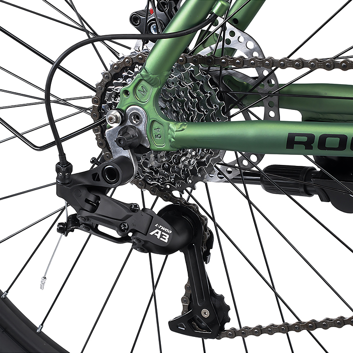 Фото к товару Велосипед 27,5" Rocket Ranon 27,5, цвет зеленый, размер 18" Велосипед 27,5" Rocket Ranon 27,5, цвет зеленый, размер 18"