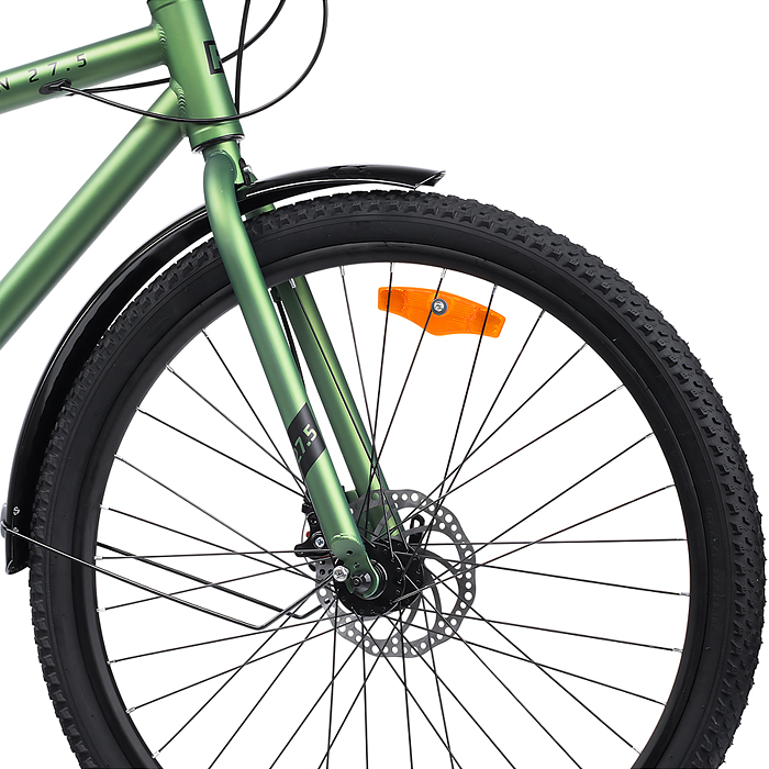 Фото к товару Велосипед 27,5" Rocket Ranon 27,5, цвет зеленый, размер 18" Велосипед 27,5" Rocket Ranon 27,5, цвет зеленый, размер 18"