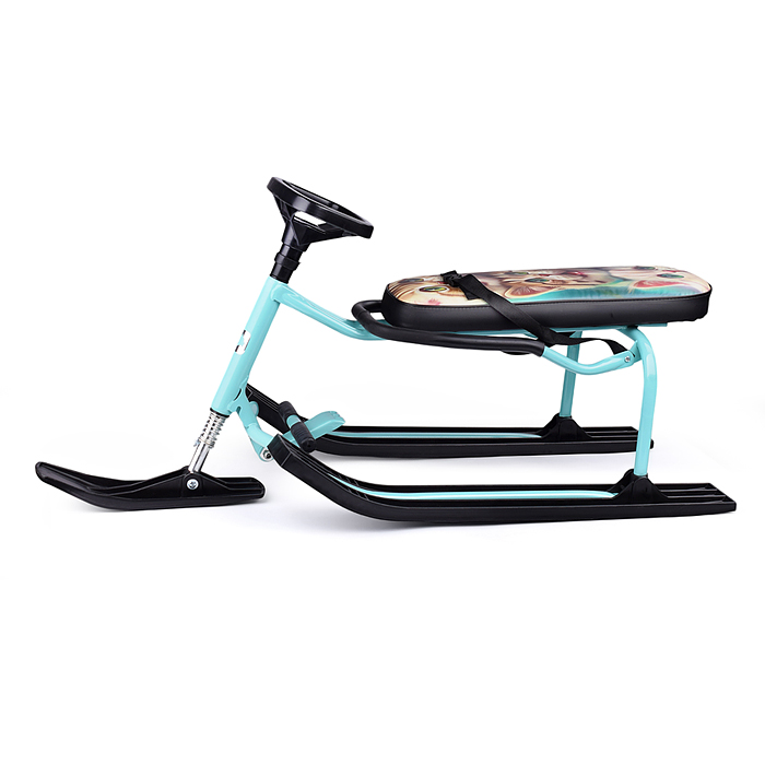 Игрушка Снегокат детский 501 "TANDEM" для двоих со складной спинкой (Котята) 