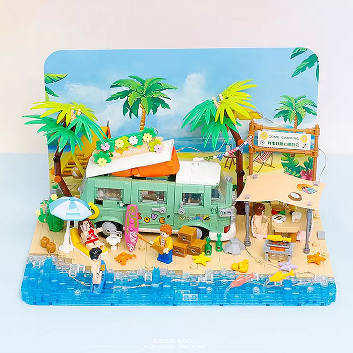 Фото к товару Конструктор 21170 "Отдых на пляже" в коробке Конструктор 21170 "Отдых на пляже" в коробке
