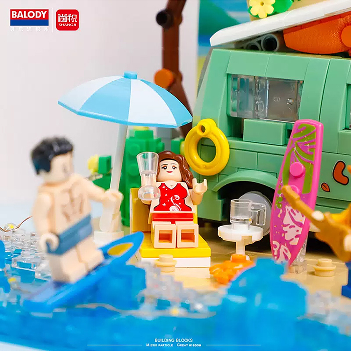 Фото к товару Конструктор 21170 "Отдых на пляже" в коробке Конструктор 21170 "Отдых на пляже" в коробке