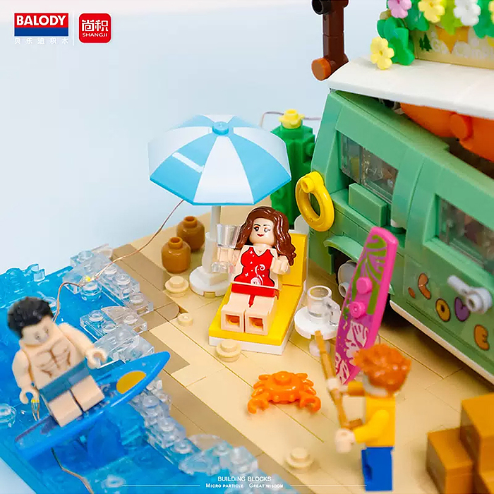 Фото к товару Конструктор 21170 "Отдых на пляже" в коробке Конструктор 21170 "Отдых на пляже" в коробке