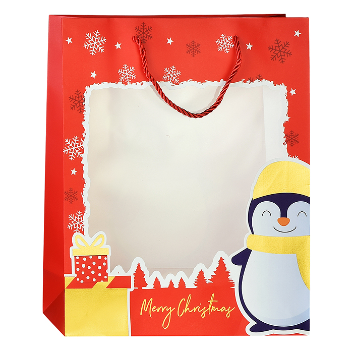 Фото к товару Пакет подарочный 00-4820 "Новогодние чудеса" 26*32*10см. Пакет подарочный 00-4820 "Новогодние чудеса" 26*32*10см.