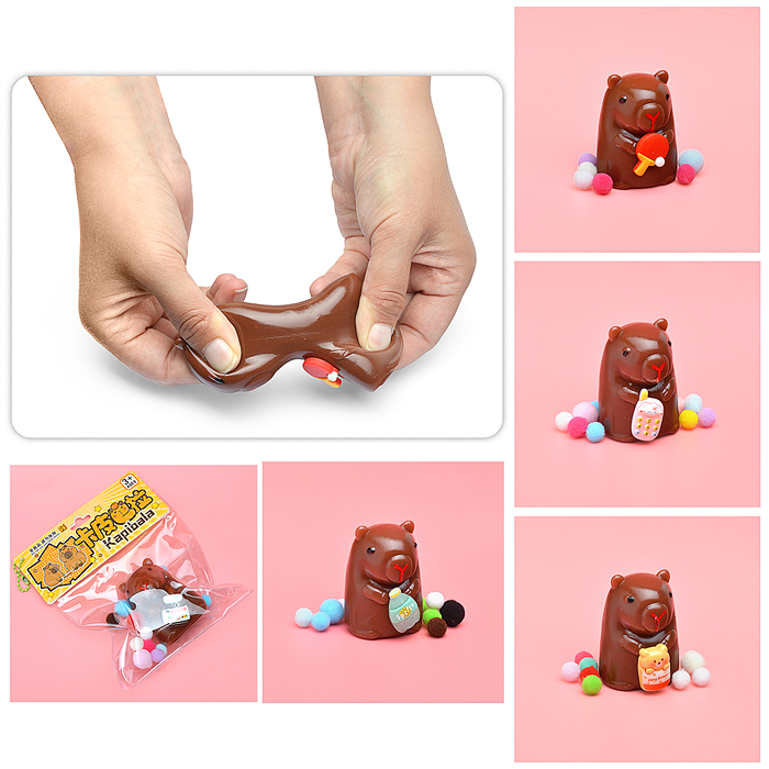 Игрушка -антистресс 00-6700 "Капибара с соком"