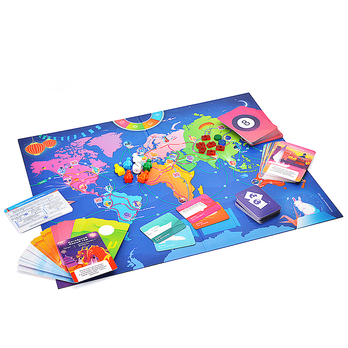 Игра настольная с голосовым помощником. Год путешествий. 