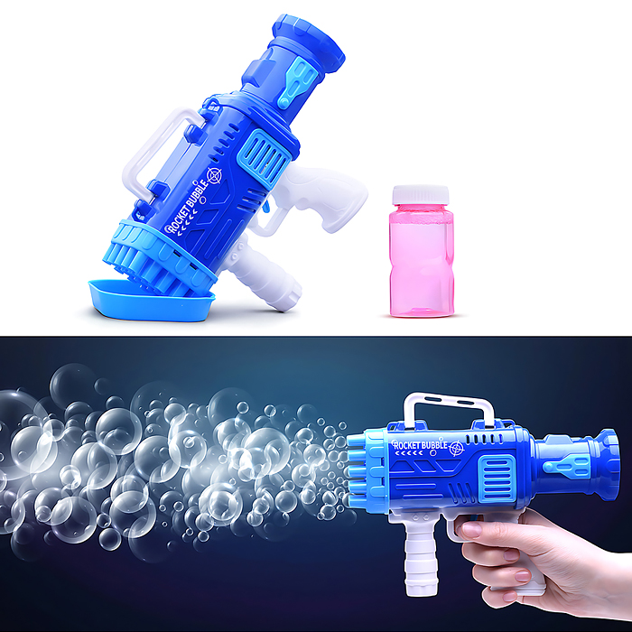 Фото к товару Бластер UT0158 для мыльных пузырей (25 стволов) в коробке Бластер UT0158 для мыльных пузырей (25 стволов) в коробке