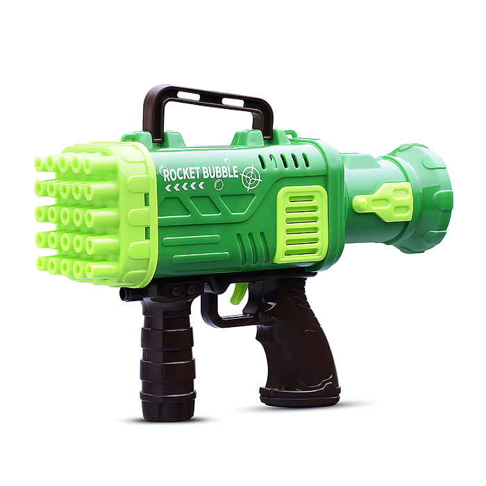 Фото к товару Бластер UT0158 для мыльных пузырей (25 стволов) в коробке Бластер UT0158 для мыльных пузырей (25 стволов) в коробке