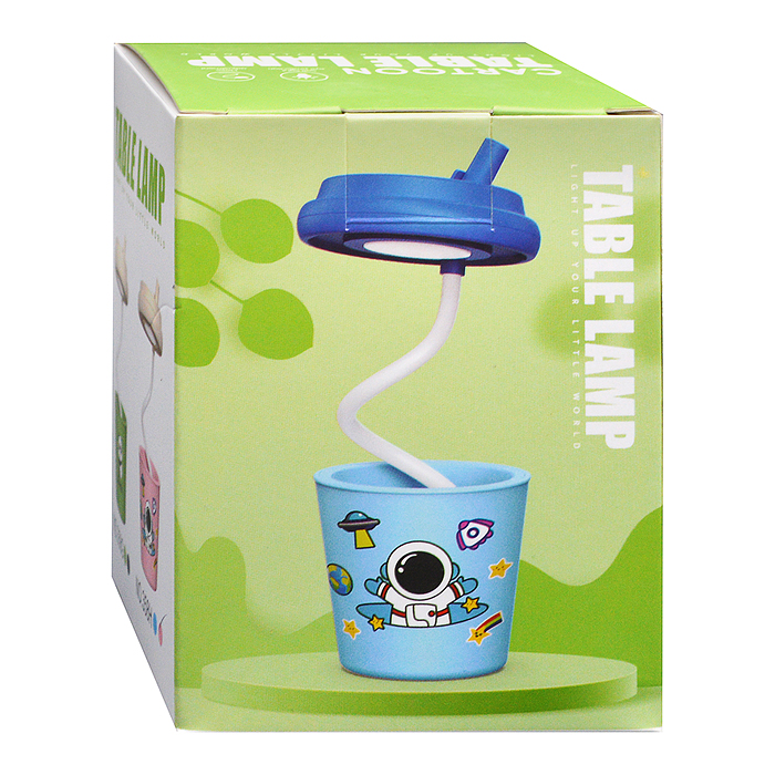 Фото к товару Фонарик-светильник игрушечный 358H "Стакан. Космонавт" в коробке Фонарик-светильник игрушечный 358H "Стакан. Космонавт" в коробке