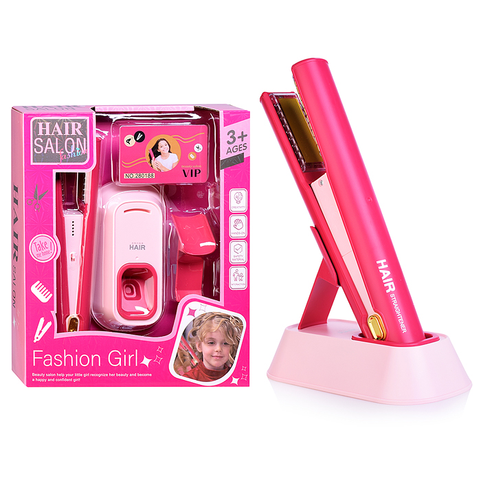 Набор стилиста MDX6605-3 "Красотка" на батарейках, в коробке