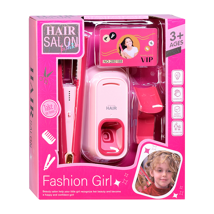 Фото к товару Набор стилиста MDX6605-3 "Красотка" на батарейках, в коробке Набор стилиста MDX6605-3 "Красотка" на батарейках, в коробке