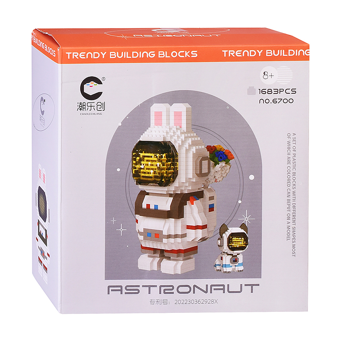 Конструктор 6700 "Астронавт. Механическая собака" (1683 дет.) в коробке Конструктор 6700 "Астронавт. Механическая собака" (1683 дет.) в коробке