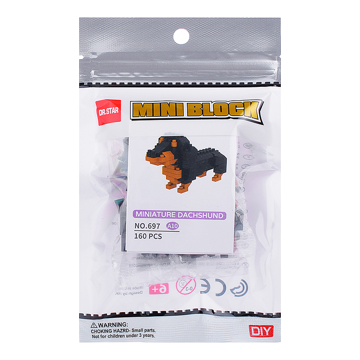 Конструктор 697A "Pet dog" в ассортименте, в коробке