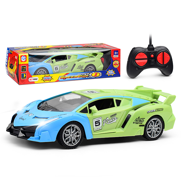 Фото к товару Машина 118-11 "Яркий заезд" р/у, 27 MHz, в коробке Машина 118-11 "Яркий заезд" р/у, 27 MHz, в коробке