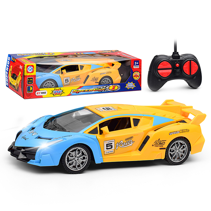 Фото к товару Машина 118-11 "Яркий заезд" р/у, 27 MHz, в коробке Машина 118-11 "Яркий заезд" р/у, 27 MHz, в коробке