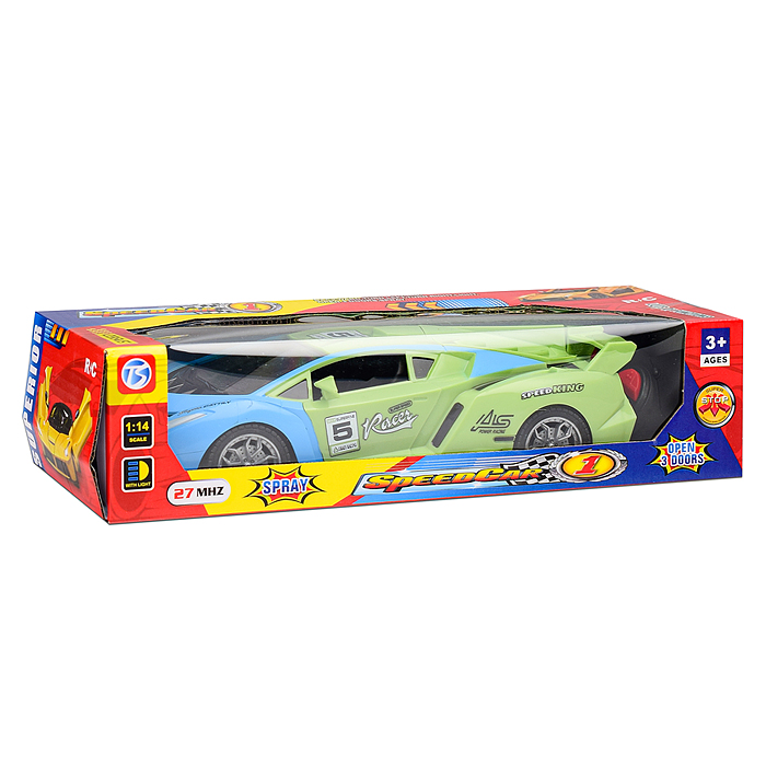 Фото к товару Машина 118-11 "Яркий заезд" р/у, 27 MHz, в коробке Машина 118-11 "Яркий заезд" р/у, 27 MHz, в коробке