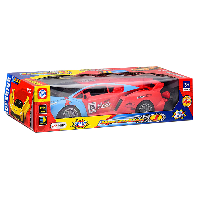 Фото к товару Машина 118-11 "Яркий заезд" р/у, 27 MHz, в коробке Машина 118-11 "Яркий заезд" р/у, 27 MHz, в коробке