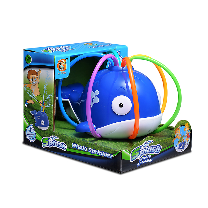 Фото к товару Игрушка - брызгалка YG09R "Кит", для подключения к водному шлангу, в коробке Игрушка - брызгалка YG09R "Кит", для подключения к водному шлангу, в коробке