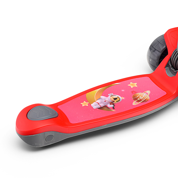 Фото к товару Самокат U001195Y 3-х кол., красный, PU, в коробке Самокат U001195Y 3-х кол., красный, PU, в коробке