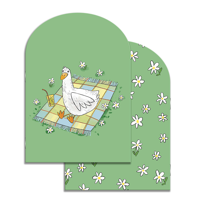 Блокнот 32 л. "Утка на лужайке" 120х170 мм. Блокнот 32 л. "Утка на лужайке" 120х170 мм.