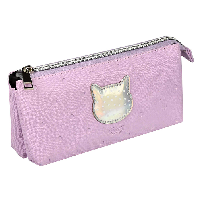 Пенал школьный "Паттерн" без наполнения, 19х10х5 см, искусственная кожа, 