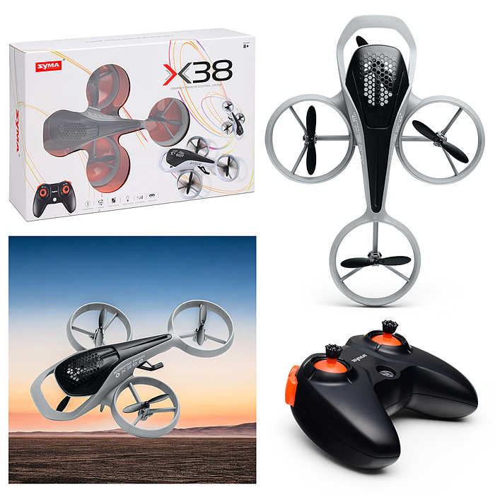 Квадрокоптер X38 "Скай" р/у, 27 MHz, в коробке