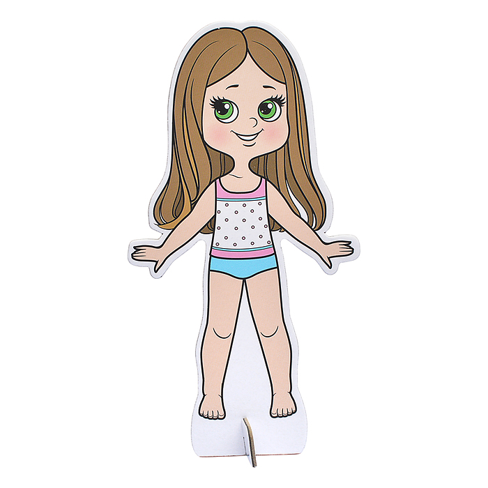 Магнитная игра. Одень куклу. Красотка Майя