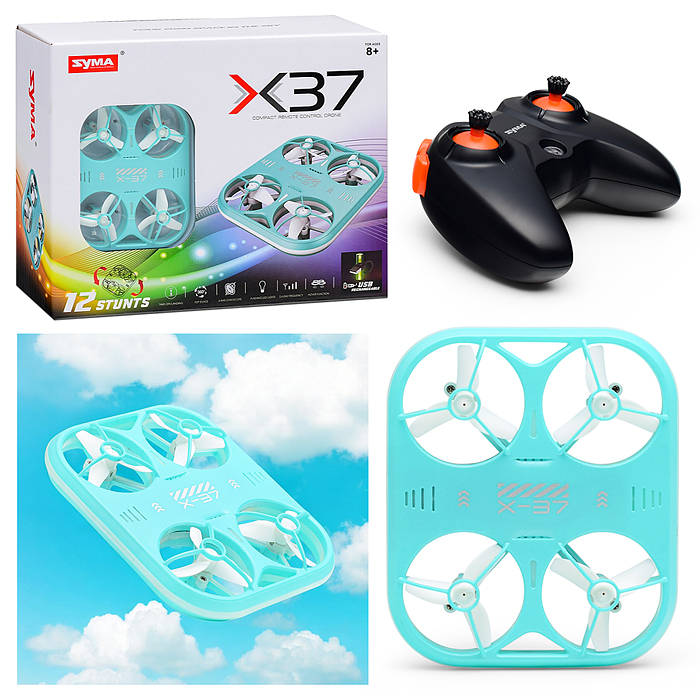 Квадрокоптер X37 "Скай №2" р/у, 27 MHz, в коробке