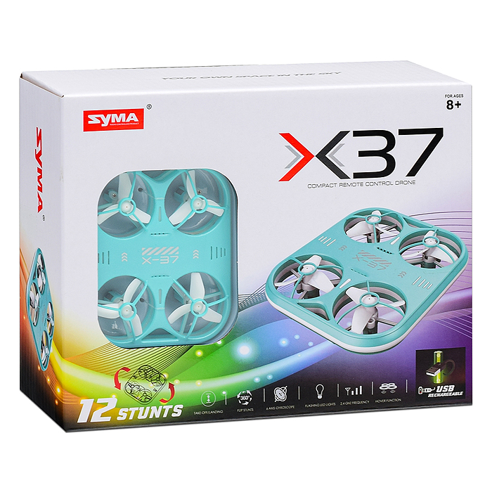 Фото к товару Квадрокоптер X37 "Скай №2" р/у, 27 MHz, в коробке Квадрокоптер X37 "Скай №2" р/у, 27 MHz, в коробке