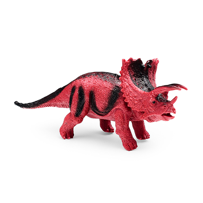 Игрушка пластизоль "Динозавры" 4шт. в пакете, хеддер Рассказы о животных 