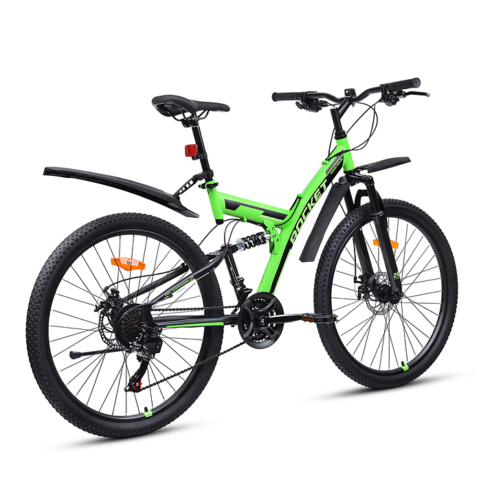 Фото к товару Велосипед 26" Rocket Azkar Pro, цвет зеленый, размер 18" Велосипед 26" Rocket Azkar Pro, цвет зеленый, размер 18"