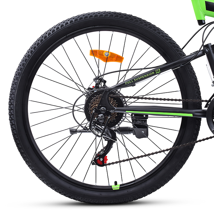 Фото к товару Велосипед 26" Rocket Azkar Pro, цвет зеленый, размер 18" Велосипед 26" Rocket Azkar Pro, цвет зеленый, размер 18"