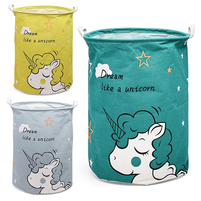 Корзина для игрушек 00-6135 "Dream like unicorn" 40х50 см