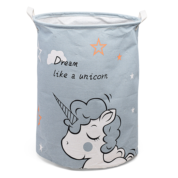 Фото к товару Корзина для игрушек 00-6135 "Dream like unicorn" 40х50 см Корзина для игрушек 00-6135 "Dream like unicorn" 40х50 см