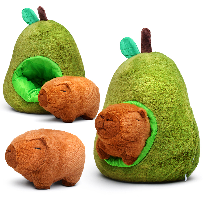 Мягкая игрушка М1451 "Капибара" 35 см