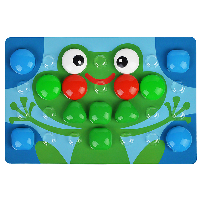 Фото к товару Мозаика для самых маленьких (39 фишек, 6 цветов, 8 картинок, смайлик в подарок) Мозаика для самых маленьких (39 фишек, 6 цветов, 8 картинок, смайлик в подарок)